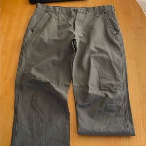 Grey Wrangler work pants